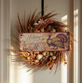 Handmade Thanksgiving Wood Sign | Rustic Farmhouse Turkey Artwork (13x5")