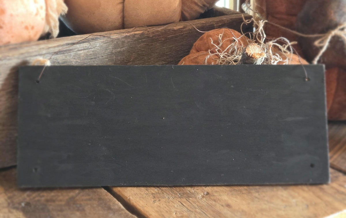 Primitive Halloween Sign | Welcome Foolish Mortals Rustic Wood Decor