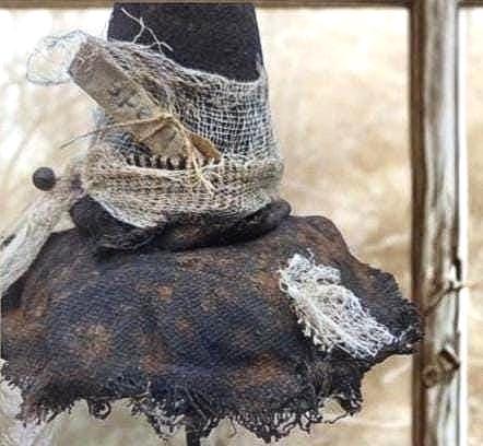 Primitive Witch Hat Shelf Sitter | Folk Art Halloween Decor, Spells Tag
