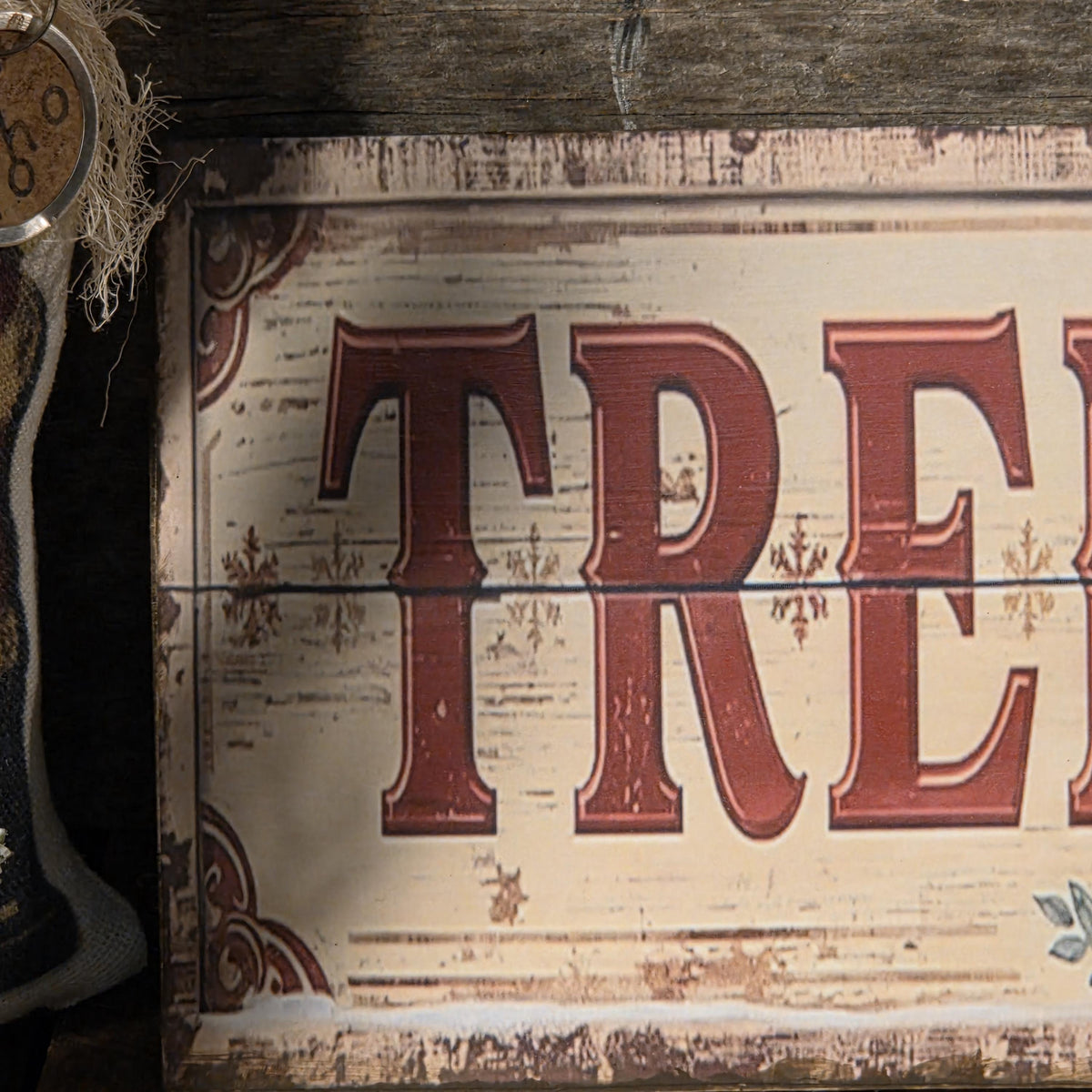 Handmade Tree Farm Wood Sign | Rustic Farmhouse Christmas Decor (13x5)