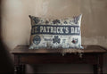 Primitive St. Patrick’s Throw Pillow – Limited Edition Rustic Spring Decor – Irish Farmhouse Accent