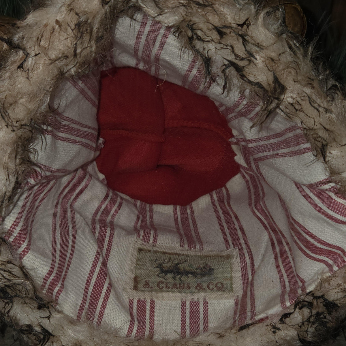 Premium Primitive Rustic Santa Hat Tree Topper | Handcrafted Farmhouse Christmas Décor | Limited Edition Holiday Santa Hat with Jingle Bells