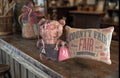 Primitive Farmhouse Pig Shelf Sitter | County Fair Nostalgic Patriotic Decor
