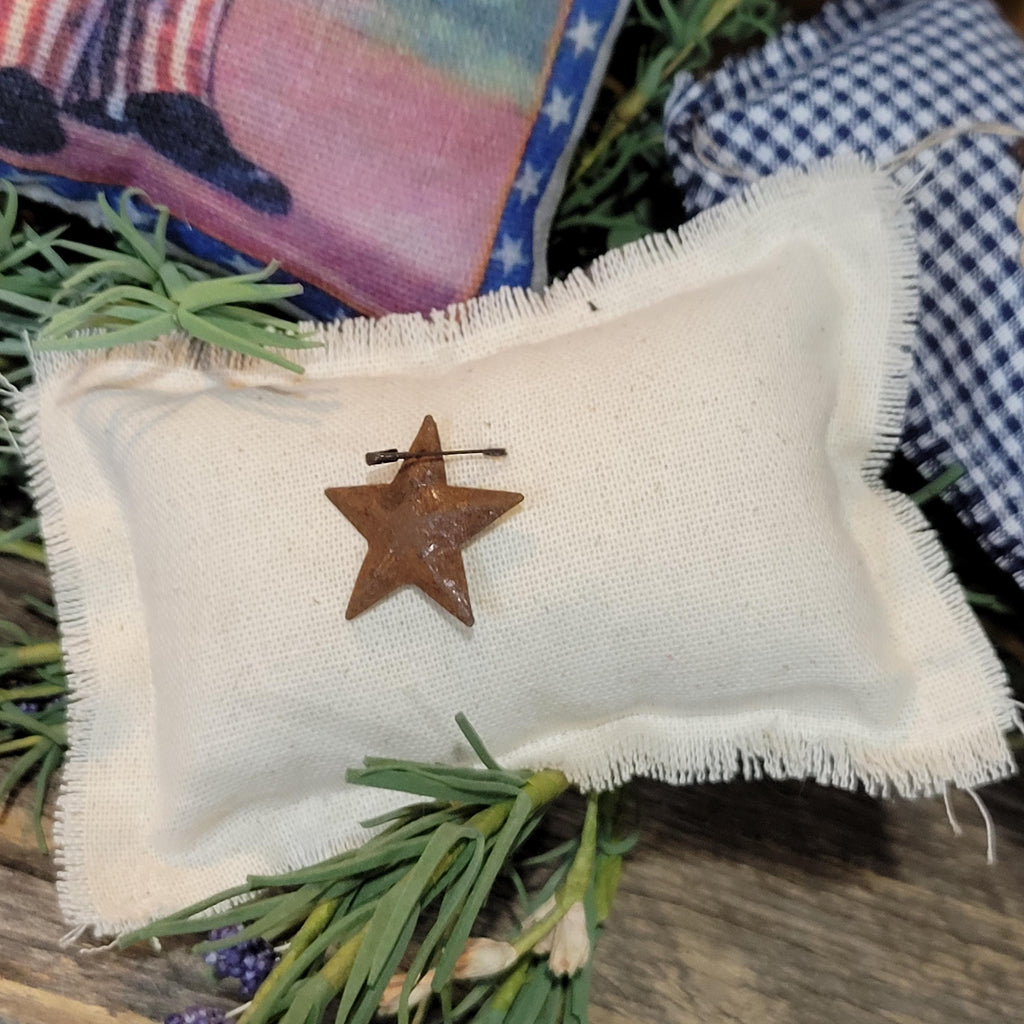 New Primitive Farmhouse Americana Patriotic set of 3 bowl filler mini pillow ornis