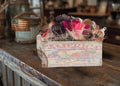 Primitive Americana Crate Display | Rustic Farmhouse Patriotic Floral Decor